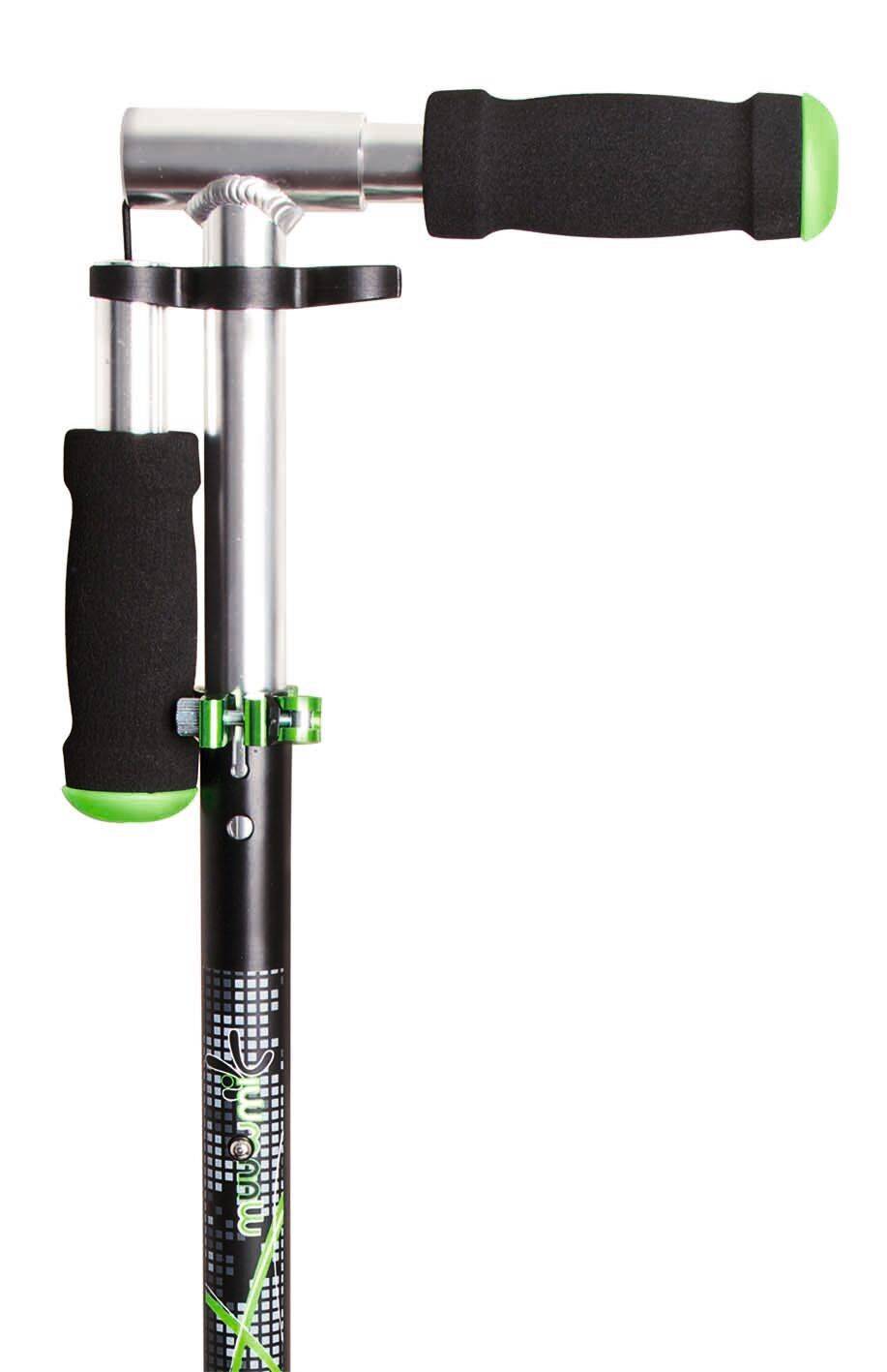 muuwmi Aluminium Scooter 125 mm schwarz-grün