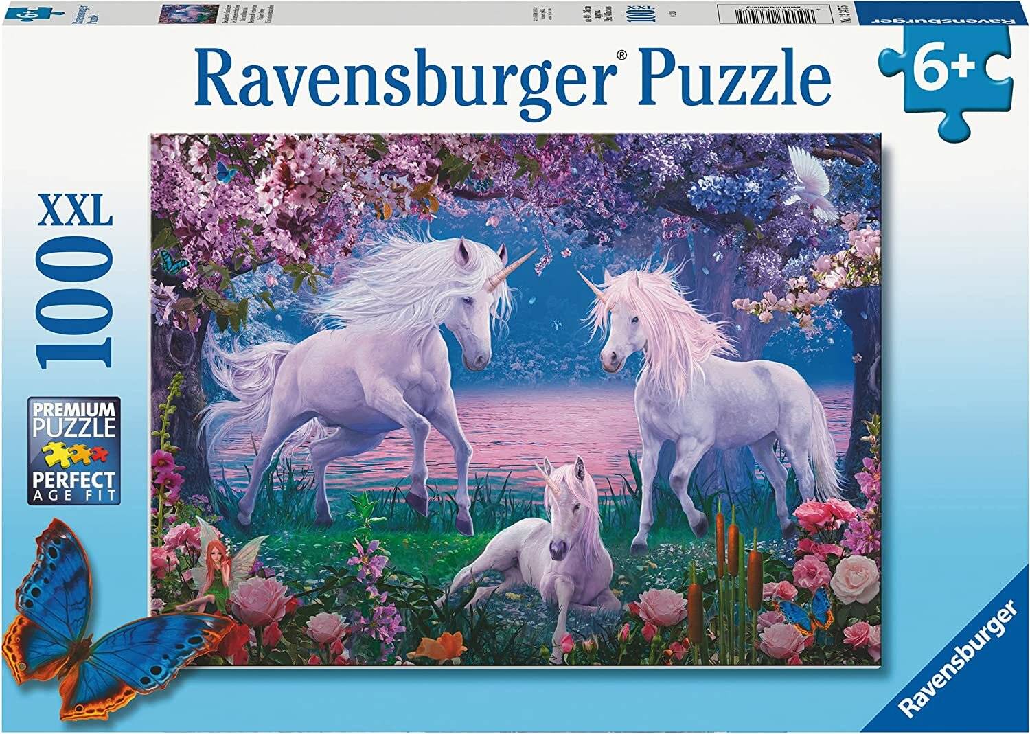 Kinderpuzzle Bezaubernde Einhörner (100 Teile)