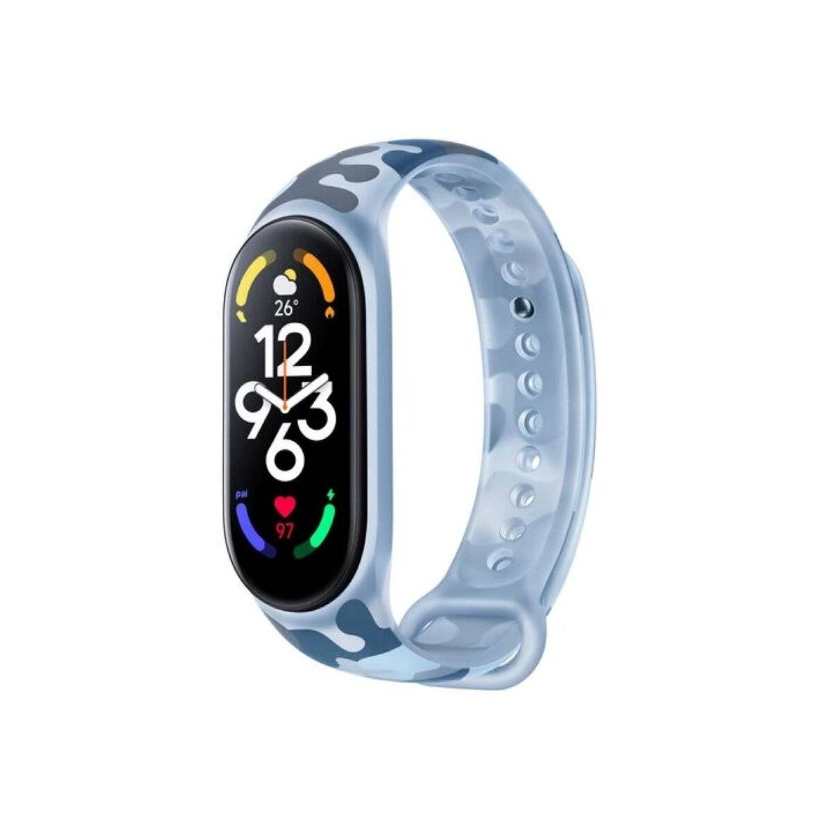 Smart Band 7 - FitTrack TPU Armbandhülle Smart Band Blau