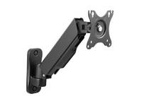 Equip 17"-32" Monitor-Wandhalterung - Armlänge: 334 mm - Schrauben - 9 kg - 43,2 cm (17 Zoll) - 81,3 cm (32 Zoll) - 100 x 100 mm - Schwarz