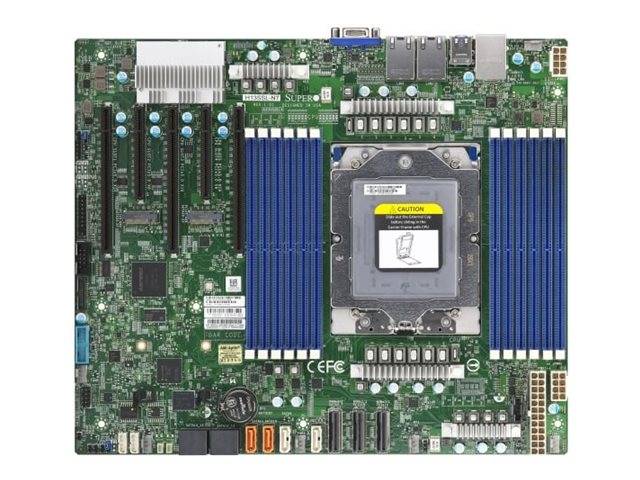 SUPERMICRO H13SSL-NT - Motherboard - ATX - AMD keine CPU - Socket SP5 - USB 3.0 - 2 x 10 Gigabit LAN - Onboard-Grafik (C