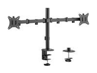 equip - Befestigungskit (Klammer, Tischplattenbohrung, Tischmontage, Klammer) - neigbar - für 2 LCD-/Plasma-Konsolen - K
