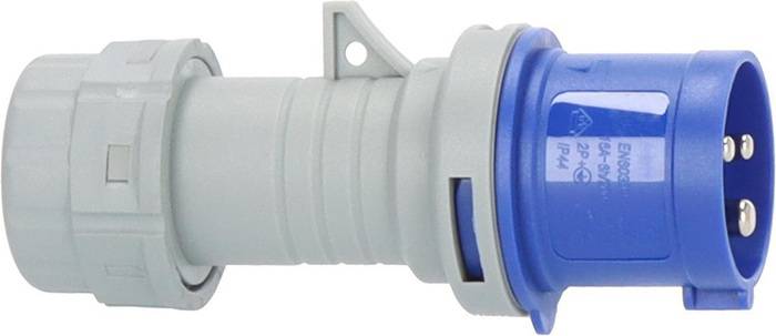 CEE-Stecker 230V/16A 3 Pole IP44 blau BRENNENSTUHL