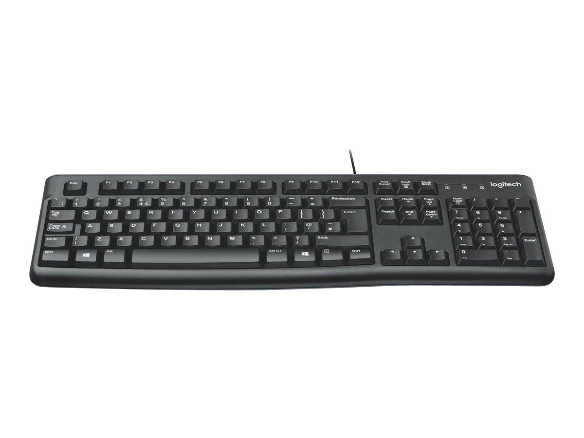 Logitech K120 - Tastatur - USB - GB - Tastatur - QWERTY - USB - Schwarz - UK - C