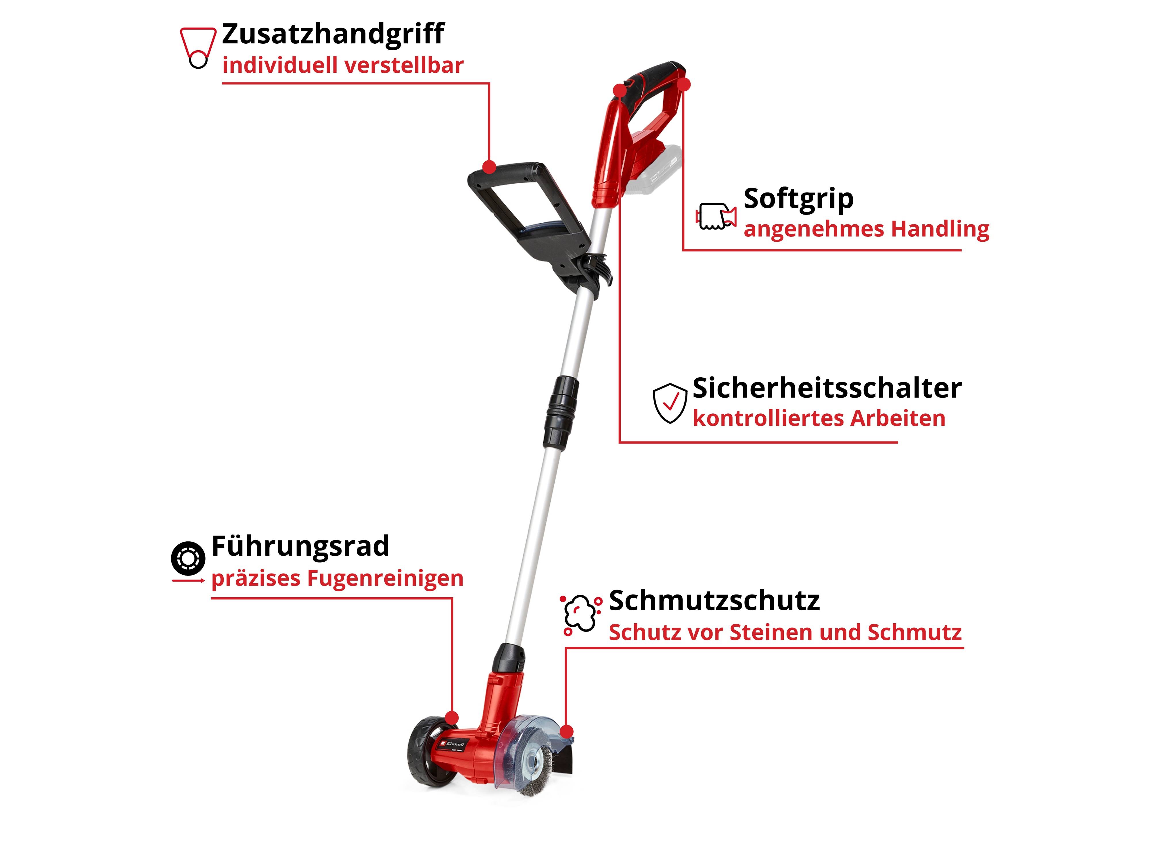 EINHELL Akku-Fugenreiniger GC-CC 18 Li, Solo