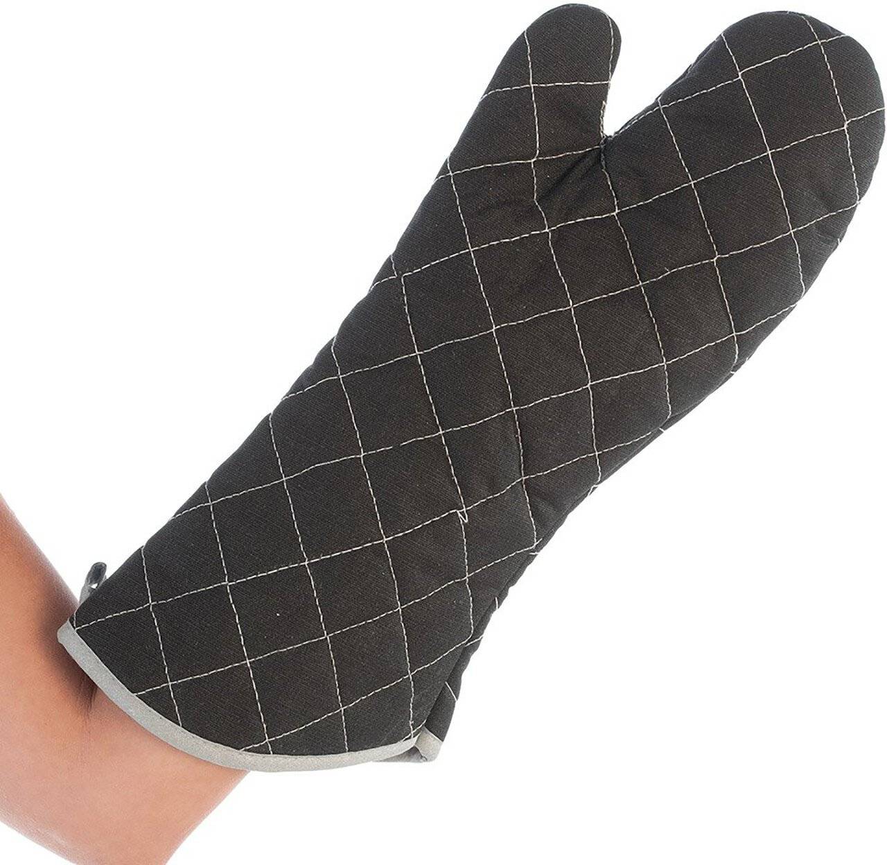 Hitzeschutzhandschuhe Flamestar Puppet, schwarz, 44 cm, Canvas bis 250°C