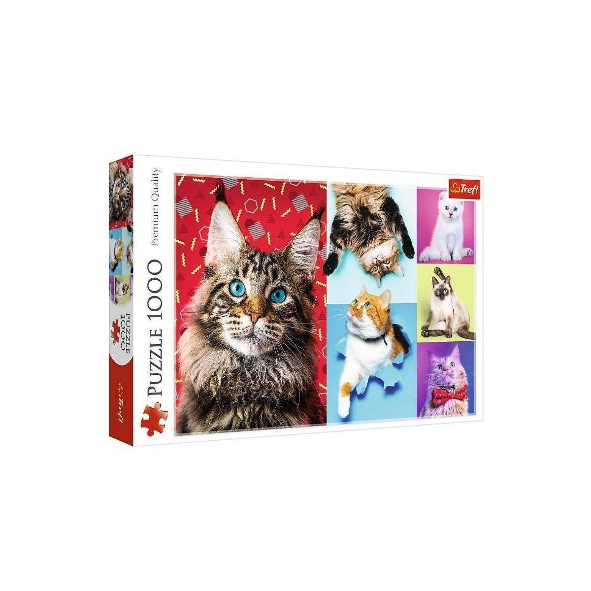 TR10591 - Premium Puzzle 1000 Teile - Glückliche Katzen