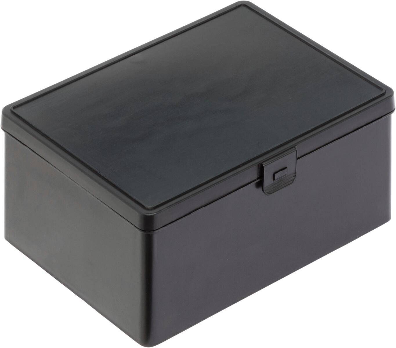 ESD Scharnierdose FTB MC, schwarz, 180 x 140 x 80 mm