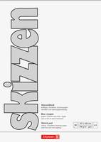 Brunnen 1047355 - Monochromatisch - Weiß - A3 - 50 Blätter - 190 g/m² - Weiches