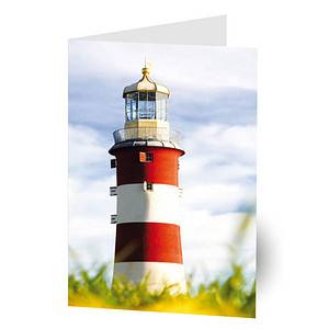 Luma Grußkarte Leuchtturm DIN B6