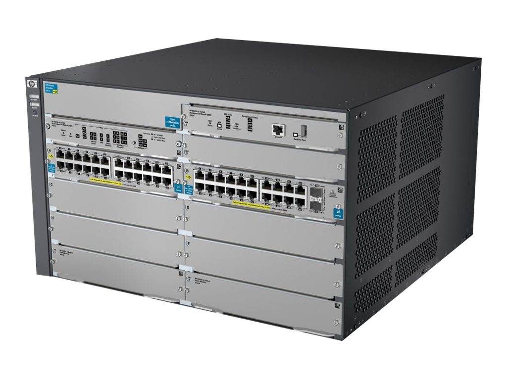 HPE 8206 zl Switch - Switch - L4 - managed - an Rack montierbar - PoE - mit HP E