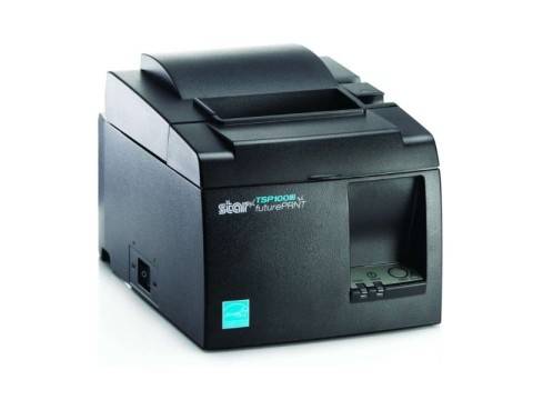 Star TSP143IIIBI2 GY, BT, 8 Punkte/mm (203dpi), Cutter, grau Bondrucker, Thermodirekt (zweifarbig), 8 Punkte/mm