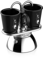 Bialetti 7310 - Mokka-Kanne - Silber - Edelstahl - 2 Tassen - 92 mm - 90 mlMini