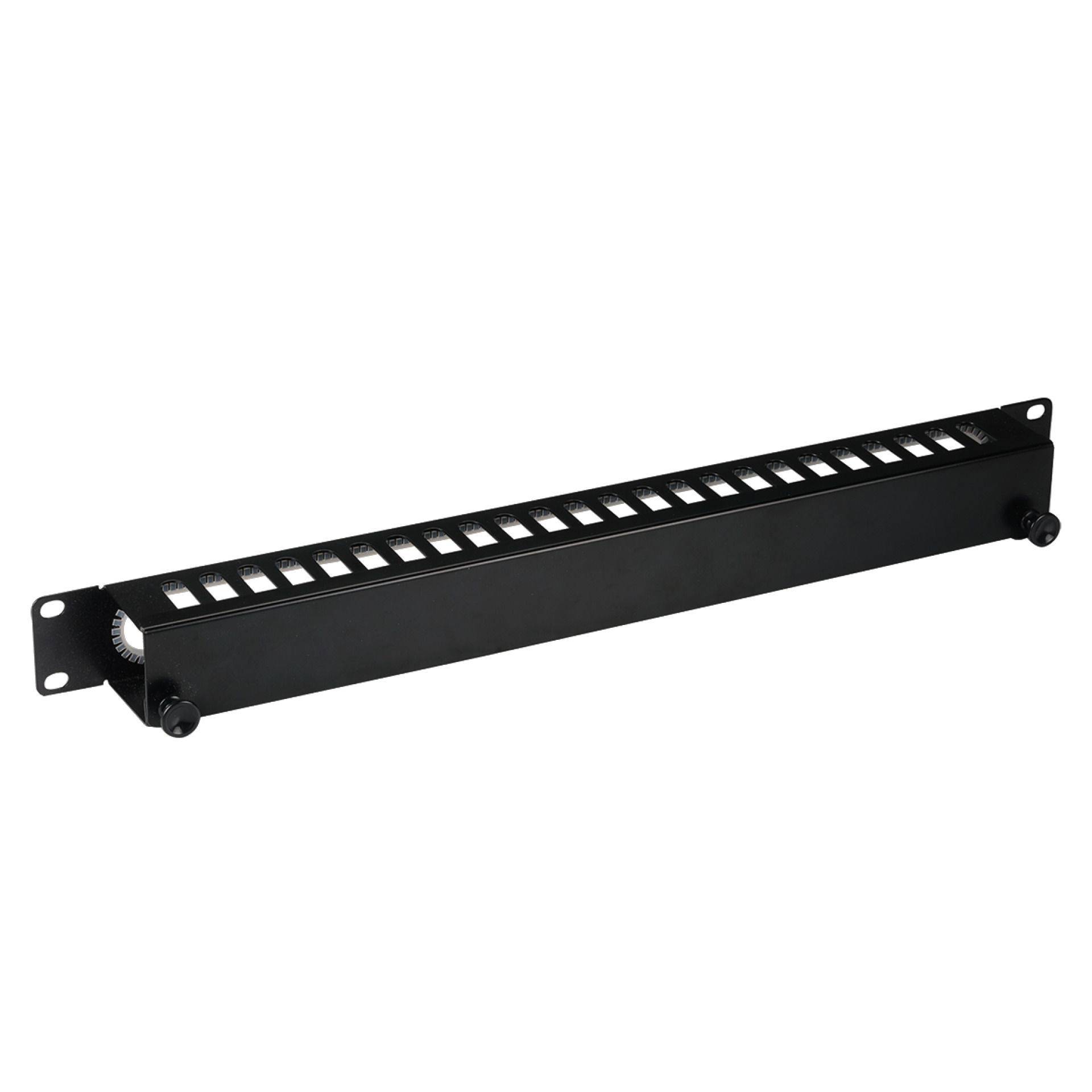 EFB-Elektronik 48,30cm (19'') 1HE Kabelführungspanel mit Abdeckung, RAL9005 Hersteller: EFB Elektronik (699999NTS.1)