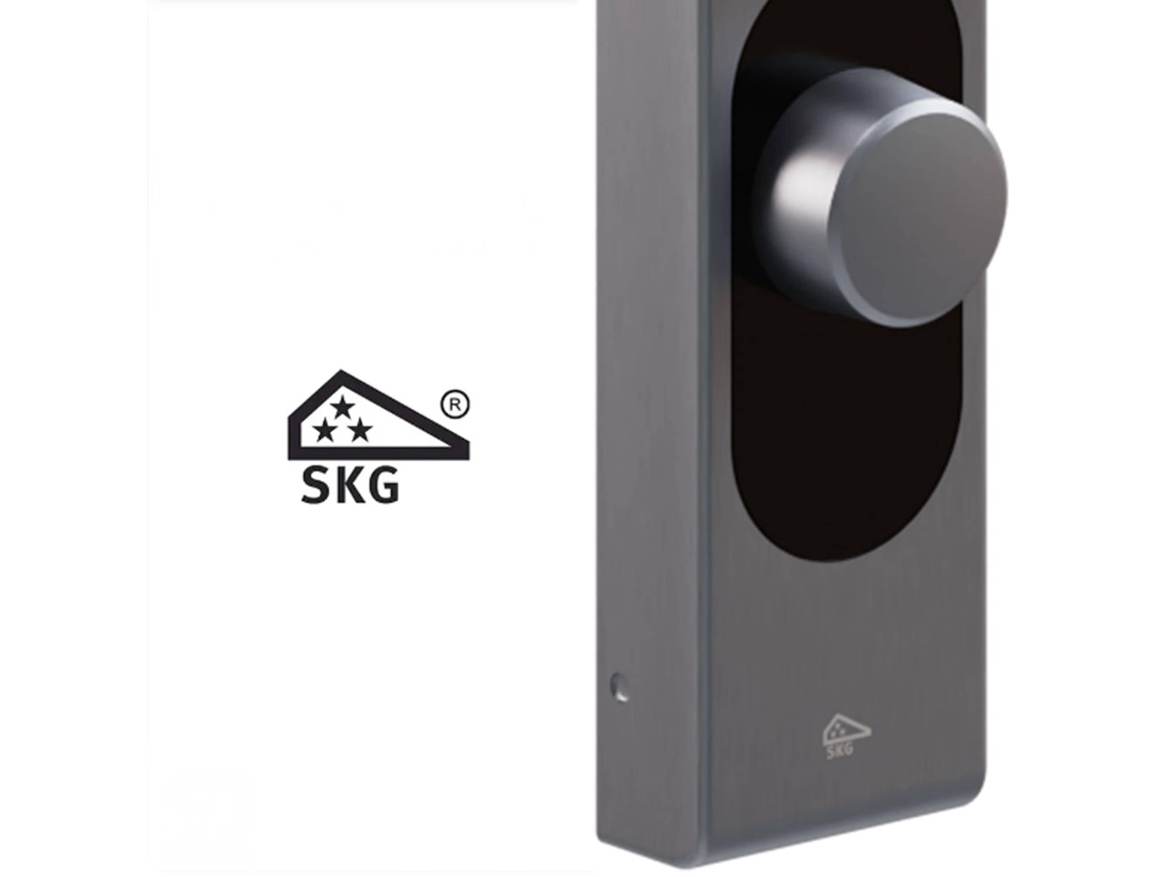 SHELLY Smart Türschloss LOQED, silber