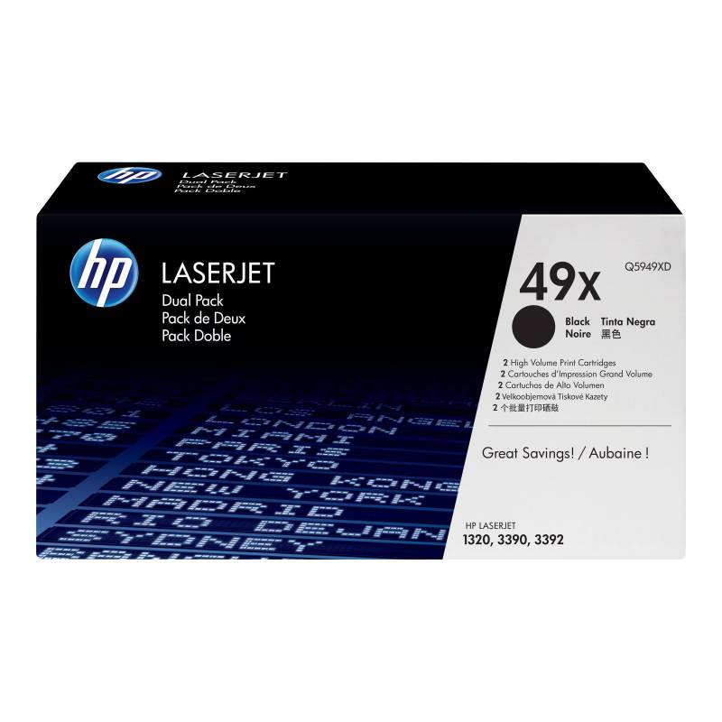 HP Q5949XD No.49XD Toner schwarz 2er-Pack
