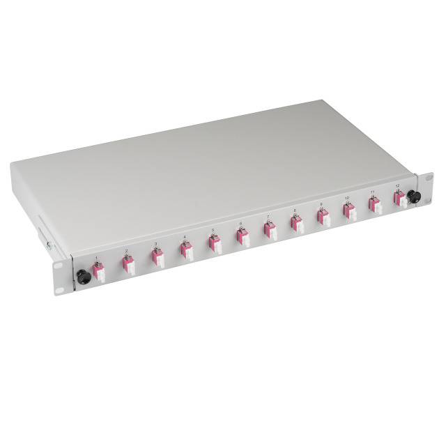 EFB Elektronik B71901L12OM4 - LC - Grau - Violett - Multi-Modus - Metall - OM4 - 483 mm