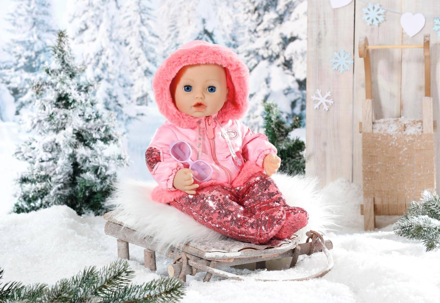 Zapf Creation 706077 - Baby Annabell Deluxe Schneeanzug 43cm
