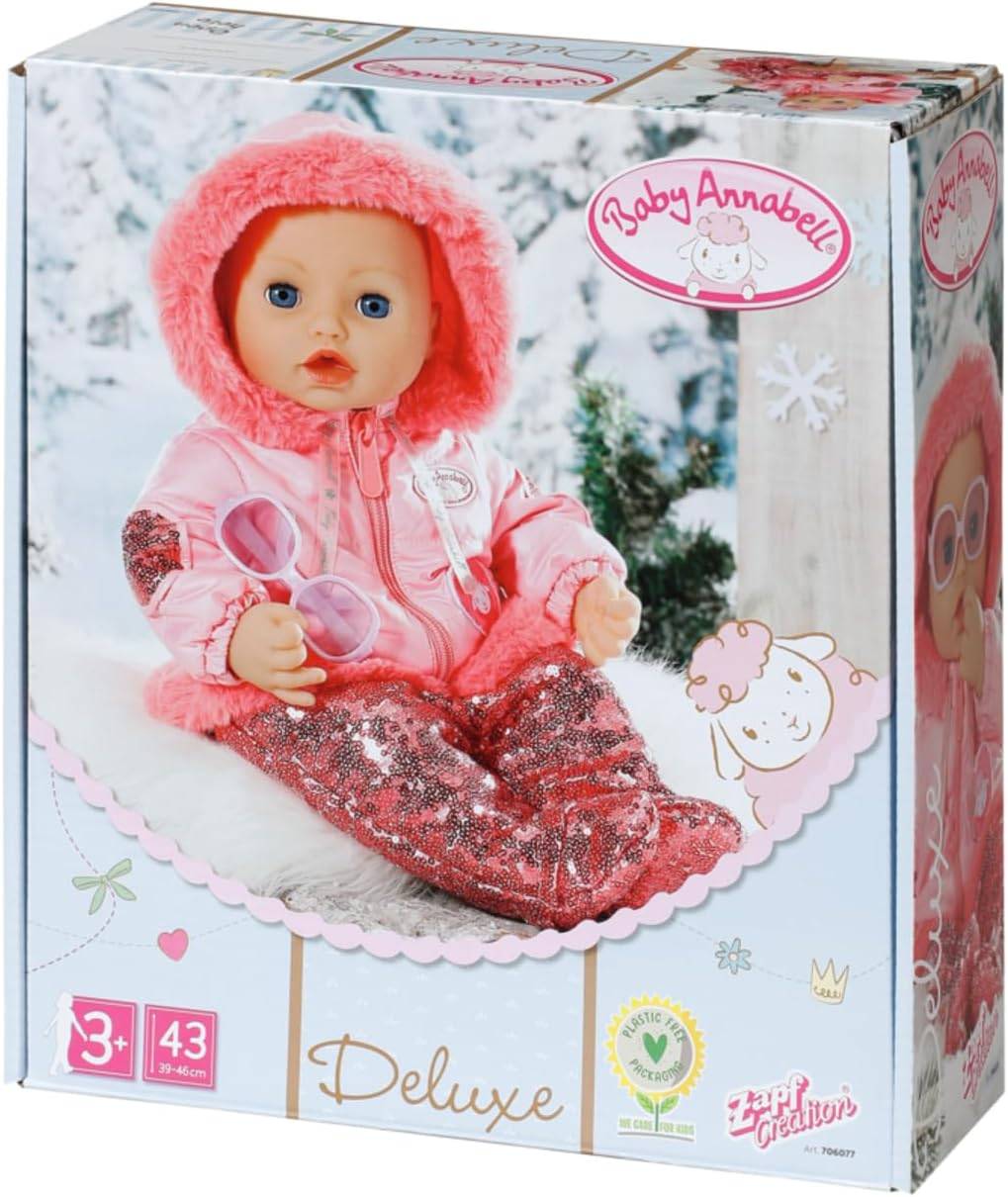 Zapf Creation 706077 - Baby Annabell Deluxe Schneeanzug 43cm