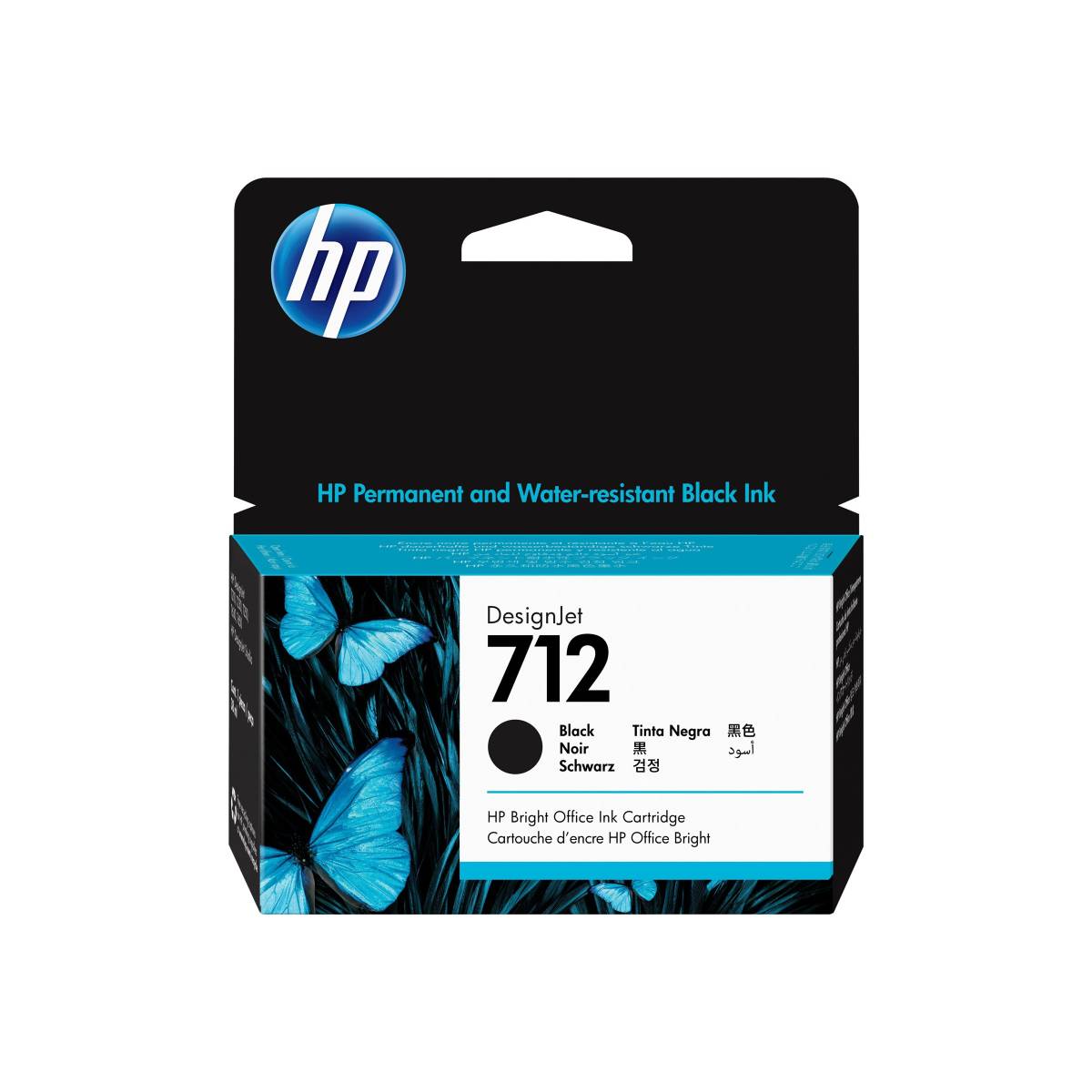 HP 712 Tintenpatrone schwarz