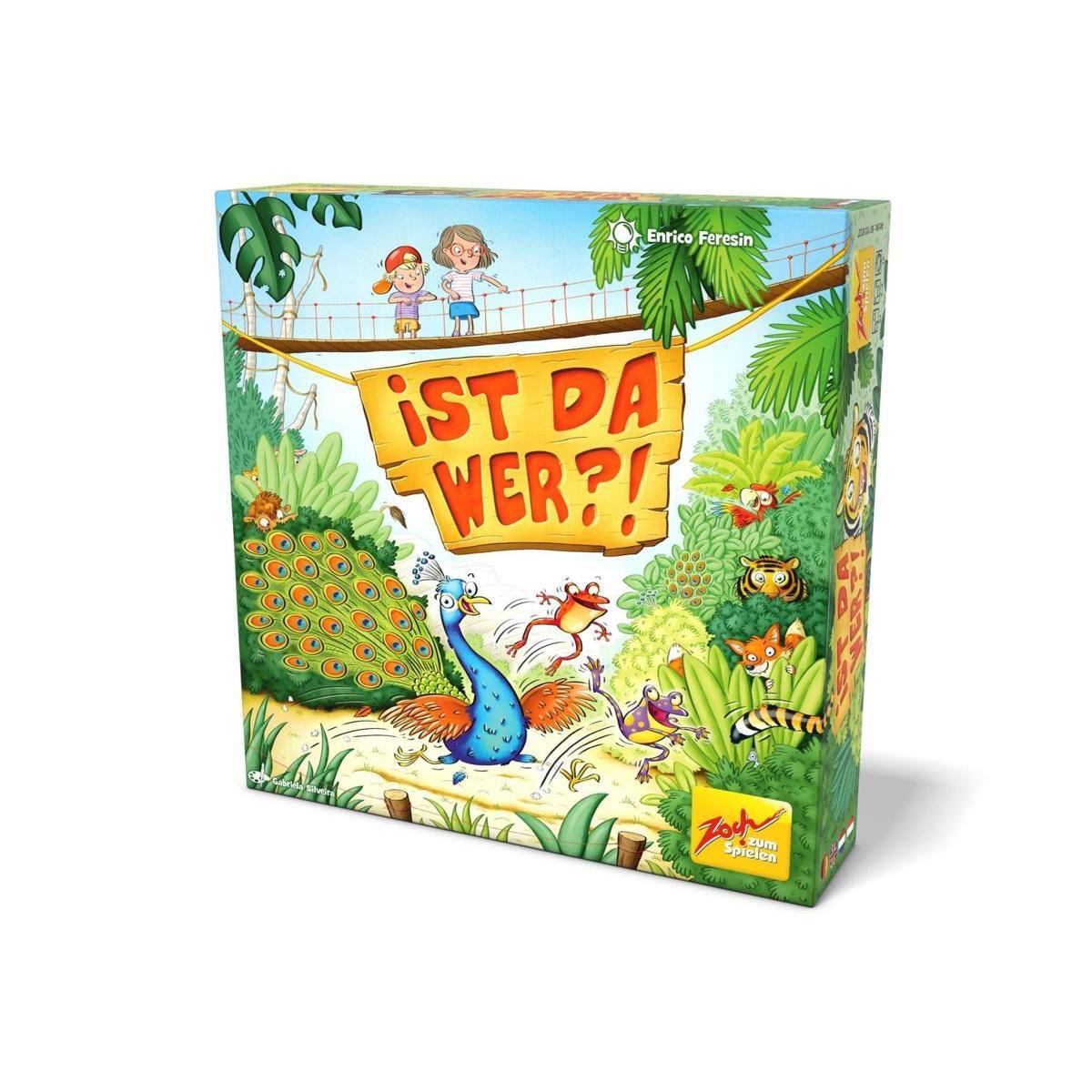 ZOC05137 - Ist da wer?, Brettspiel, für 2-4 Spieler, ab 5 Jahren (DE-Ausgabe)