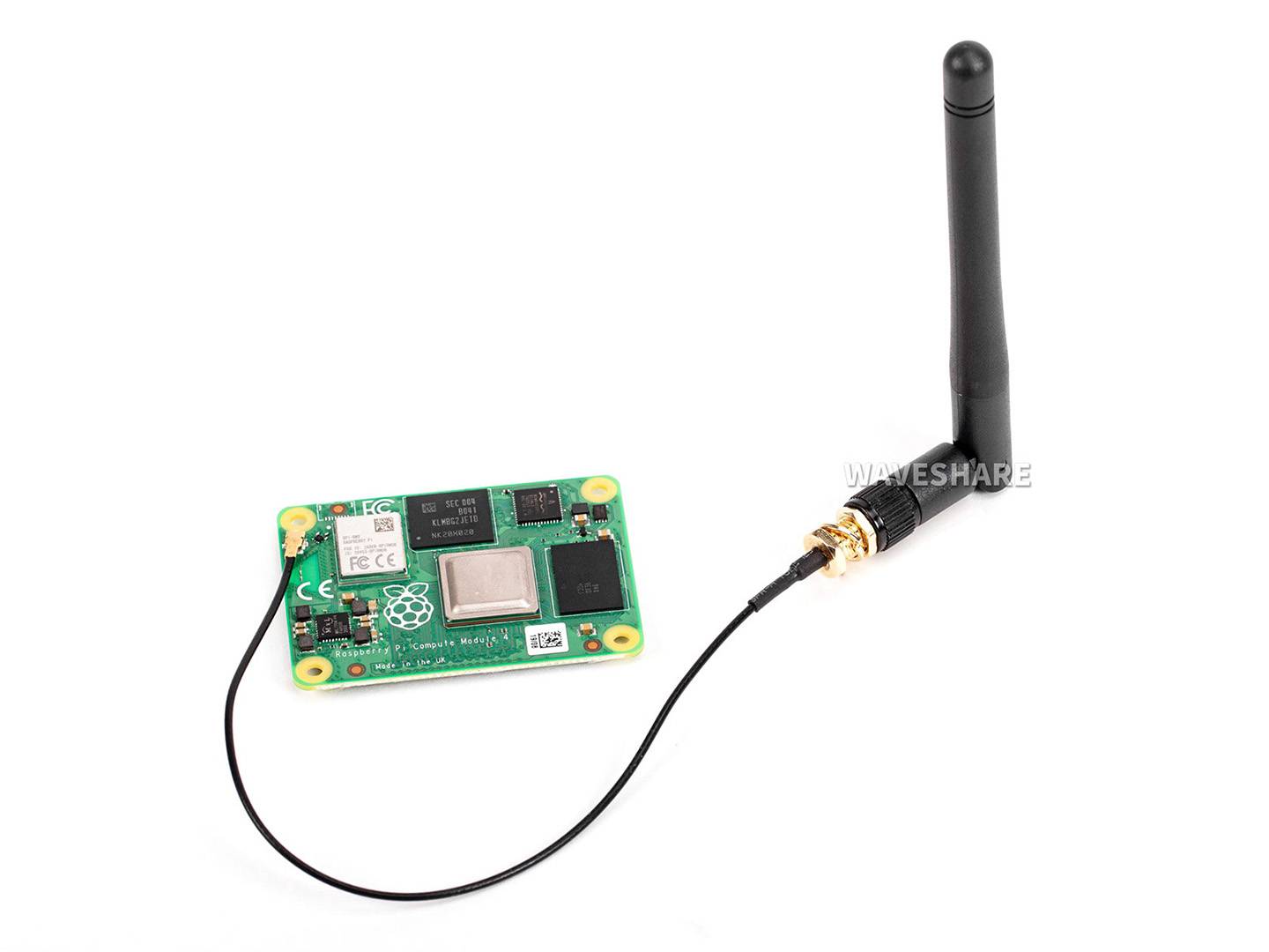 WaveShare 2.4G/5G WiFi Antenna for Raspberry Pi Compute Module 4 CM4
