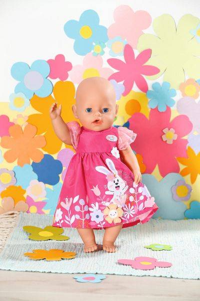 Zapf Creation - Baby Born - Kleid Blümchen, 43cm