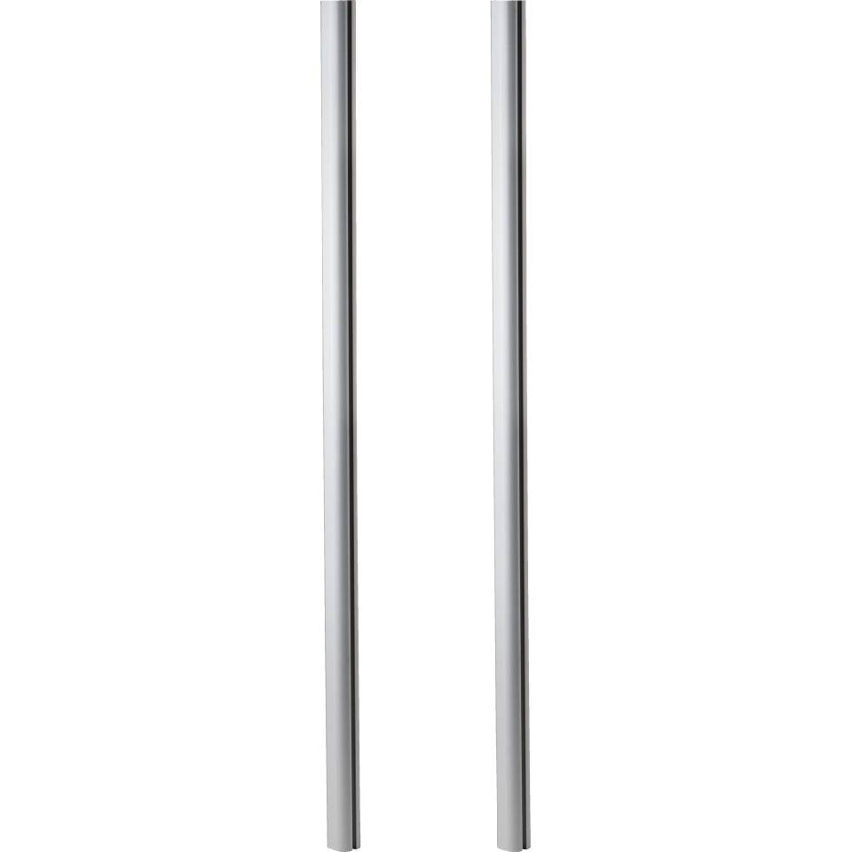 Pfosten für Outdoor Schaukasten, zum einbetonieren, Aluminium, Ø 70mm, 2500mm