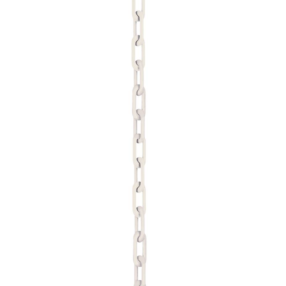 Gütekette, weiß, Nylon, Ø 6mm, Meterware, maximal 50m