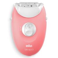 Braun Silk-épil 3 SES 3-176, Rose, Weiß, 20 Pinzette, Rasieren, Deutschland, AC, 100 - 240 V