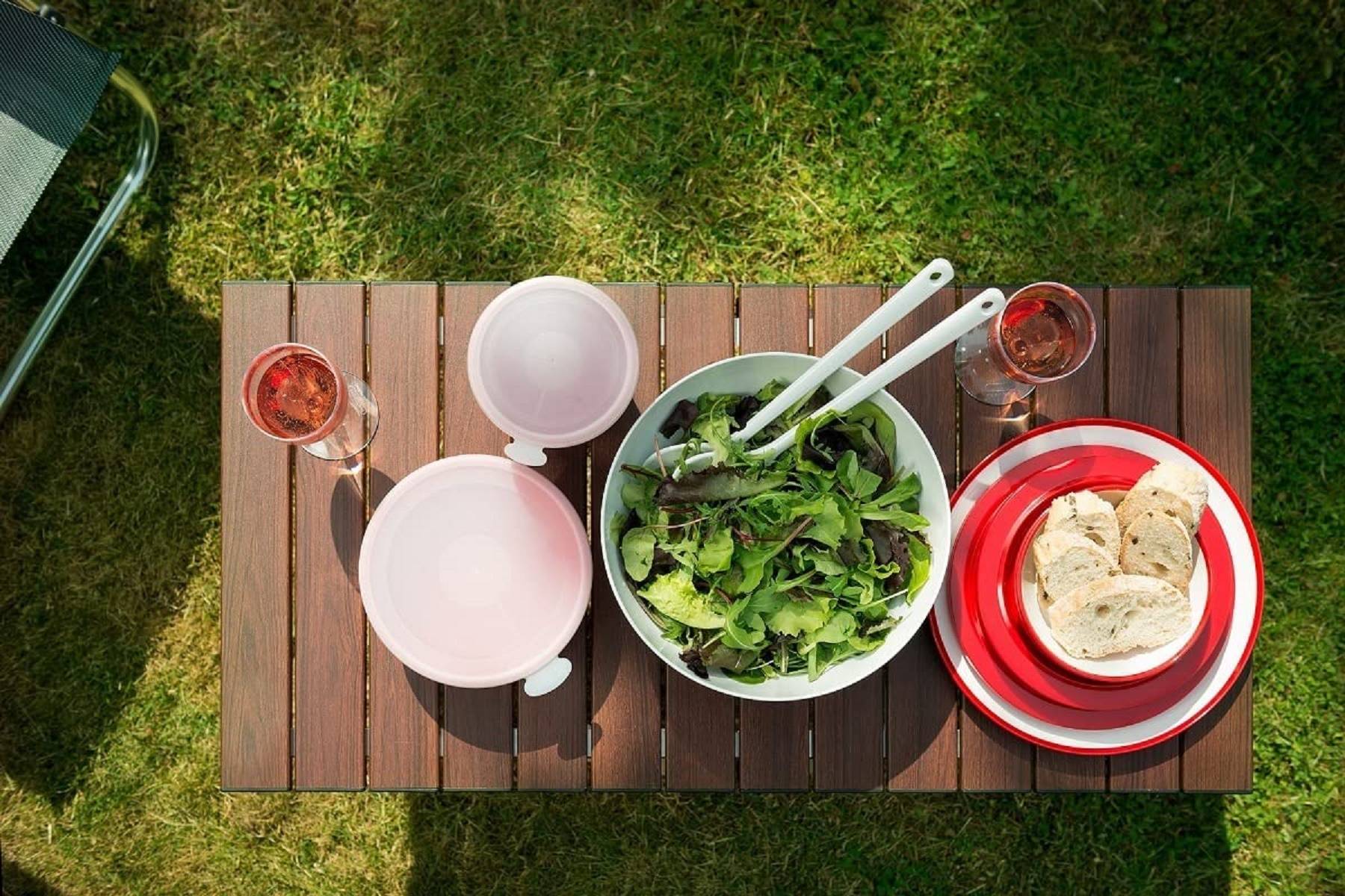 Mepal - Cirqula Multischüssel-Set 3–teilig rund Nordic black – 500, 1000 und 2000 ml – Verwendbar als Vorratdose, Kühlschrankdose, Gefrierdose