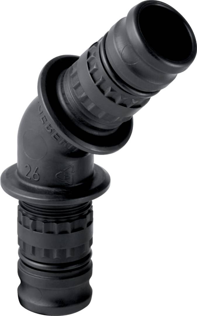 Geberit GE Mepla Winkel, PVDF, 45 Grad, Ø 63 mm, 1 Stk.