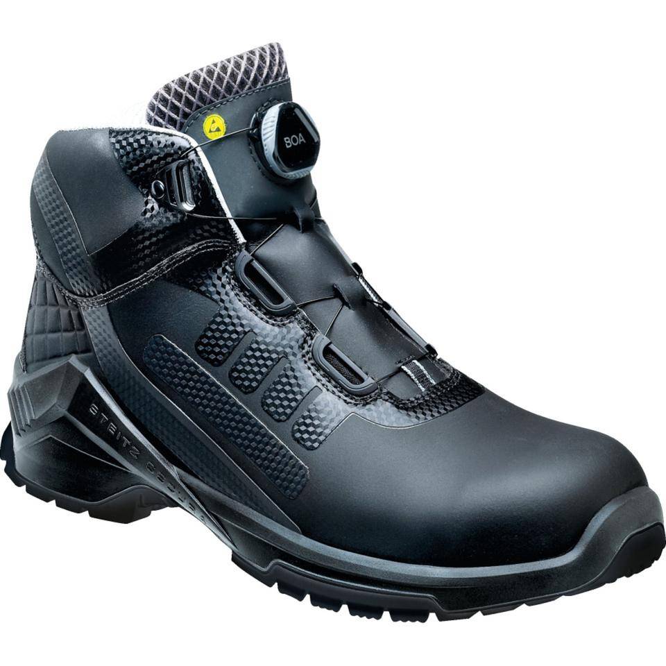 STEITZ ESD-Stiefel VD PRO 3800 BOA SF, S3 SRC, Kat.II, schwarz, NB, Größe 44
