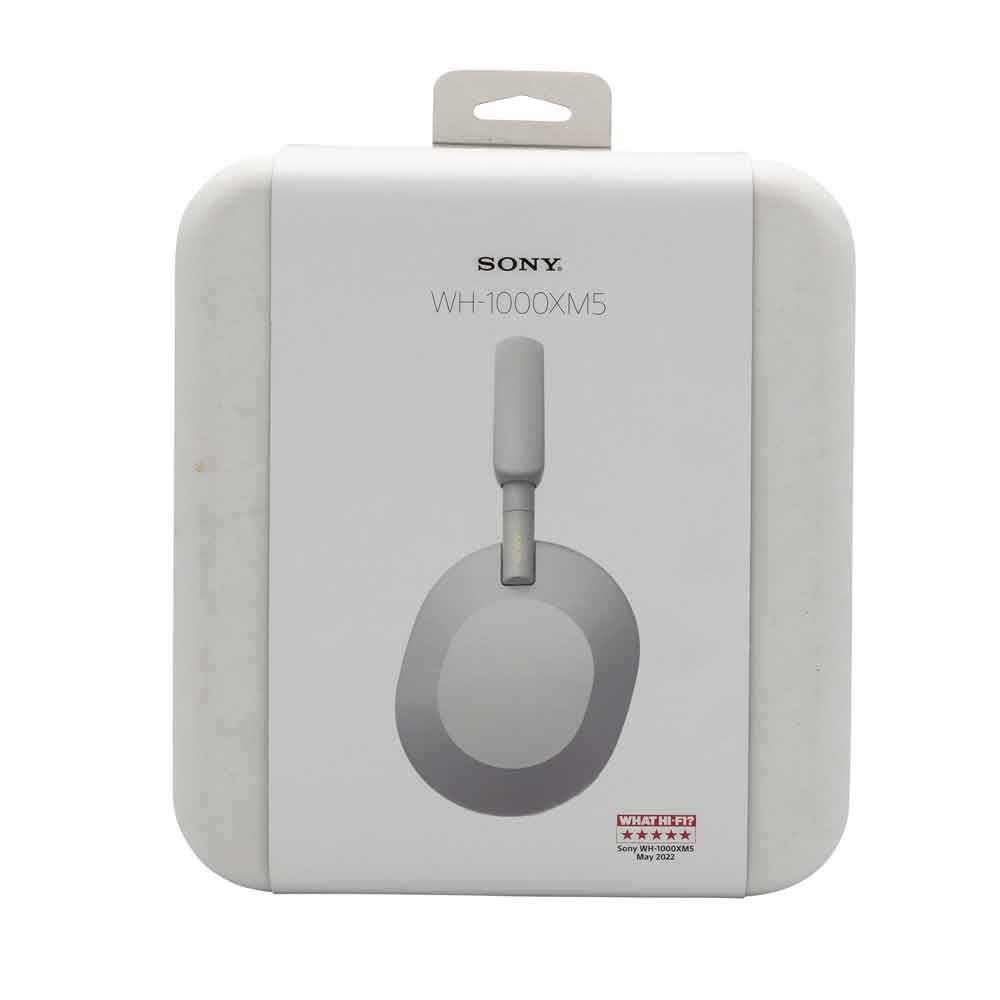 Sony WH-1000XM5S Bluetooth Noise Cancelling Kopfhörer mit Mikrofon, silber