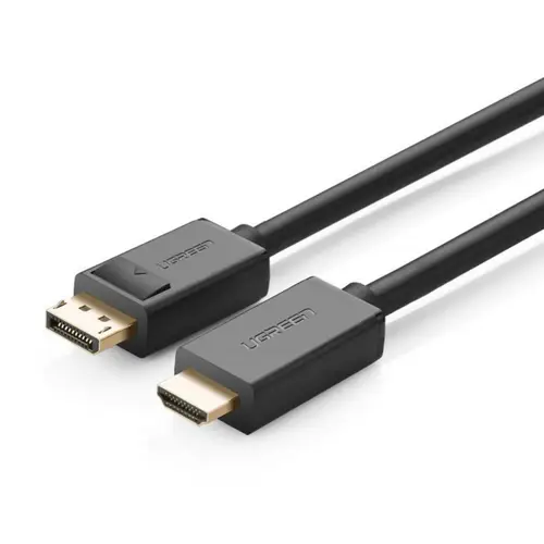 Ugreen Unidirektionales DisplayPort-zu-HDMI-Kabel 4K 30Hz 32 AWG Schwarz 2,0m Ugreen Unidirektionales DisplayPort-zu-HDMI-Kabel 4K 30Hz 32 AWG Schwarz 2,0m