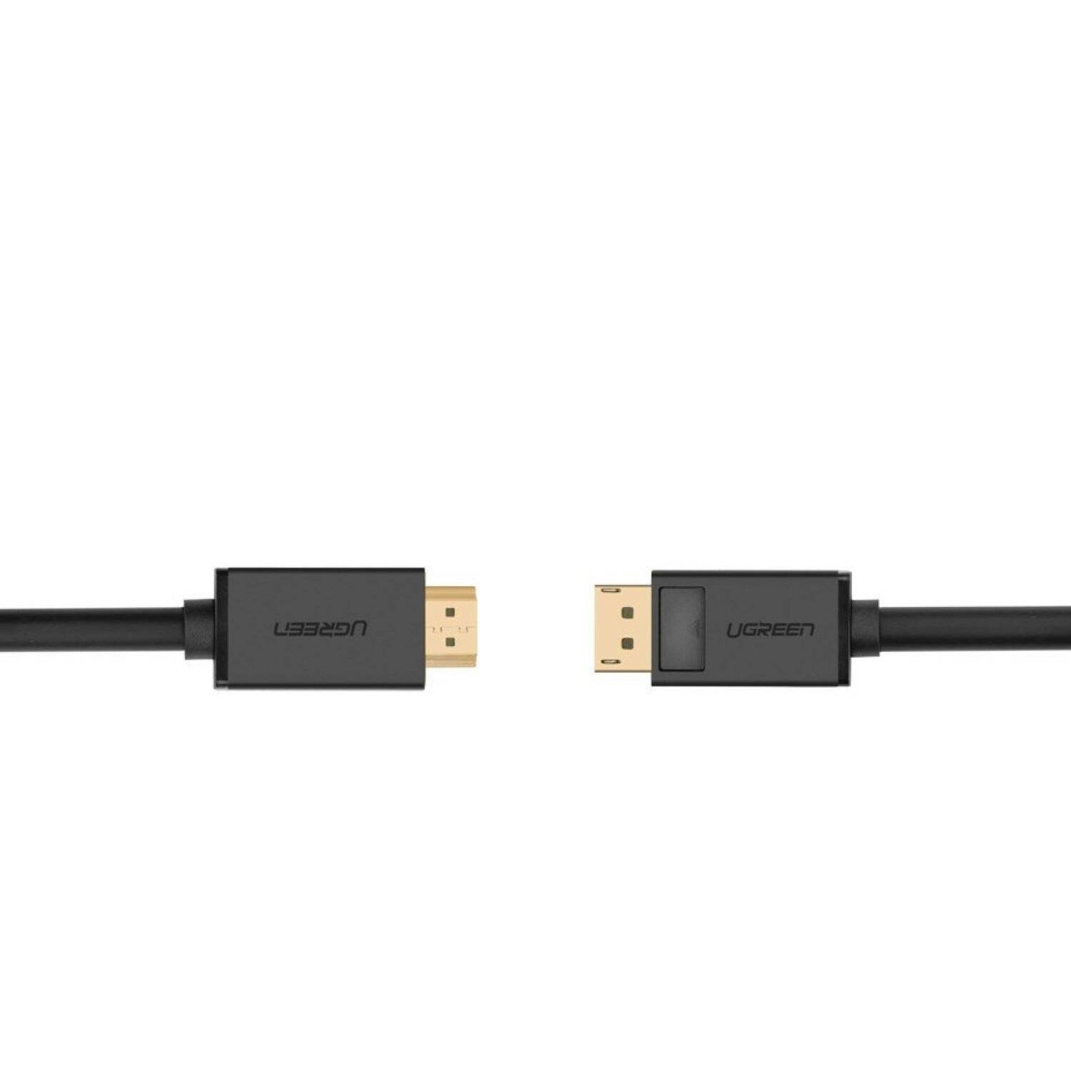 Ugreen Unidirektionales DisplayPort-zu-HDMI-Kabel 4K 30Hz 32 AWG Schwarz 2,0m