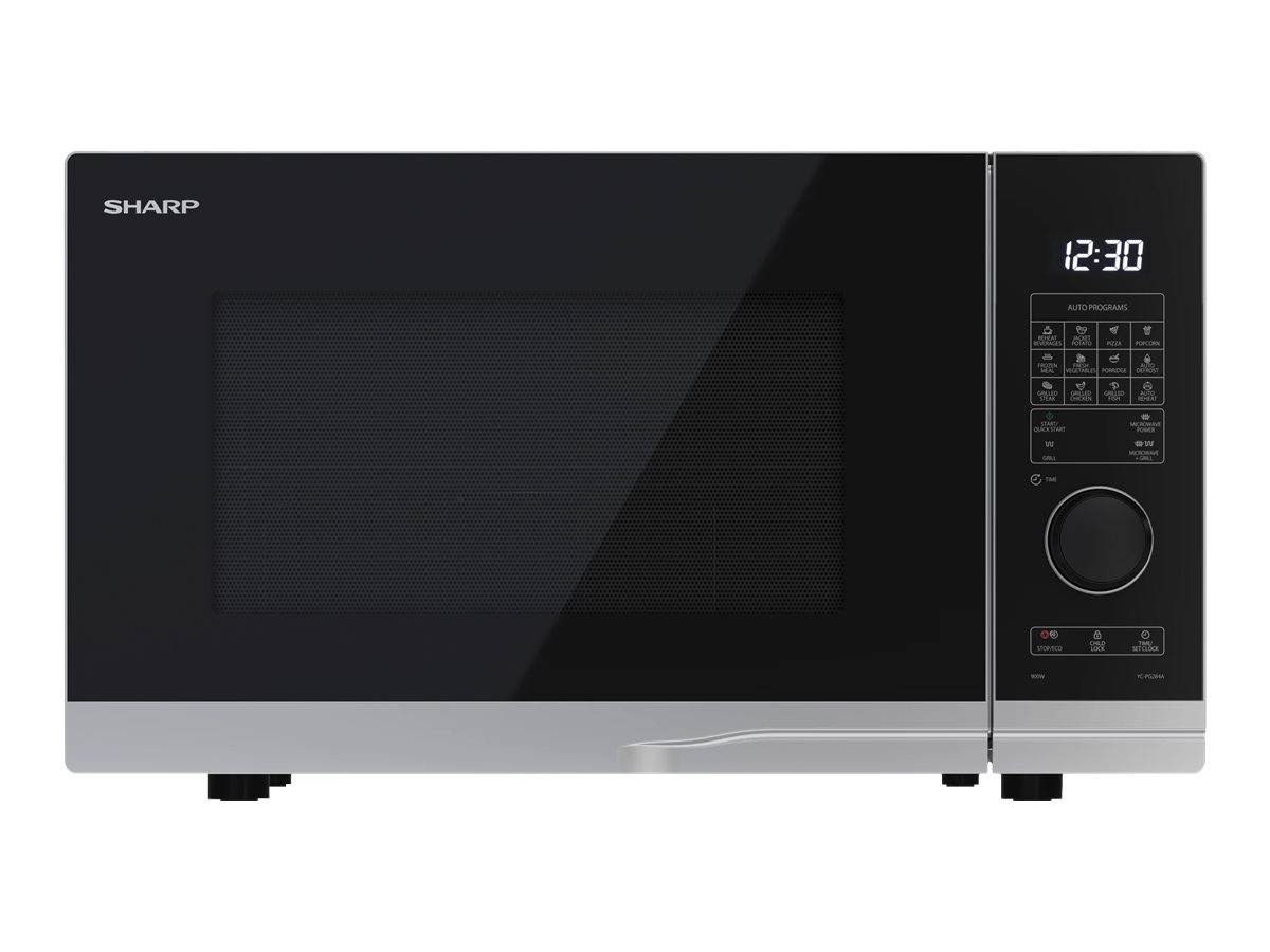 Sharp Premium series YC-PG254AE-S - Mikrowellenofen mit Grill