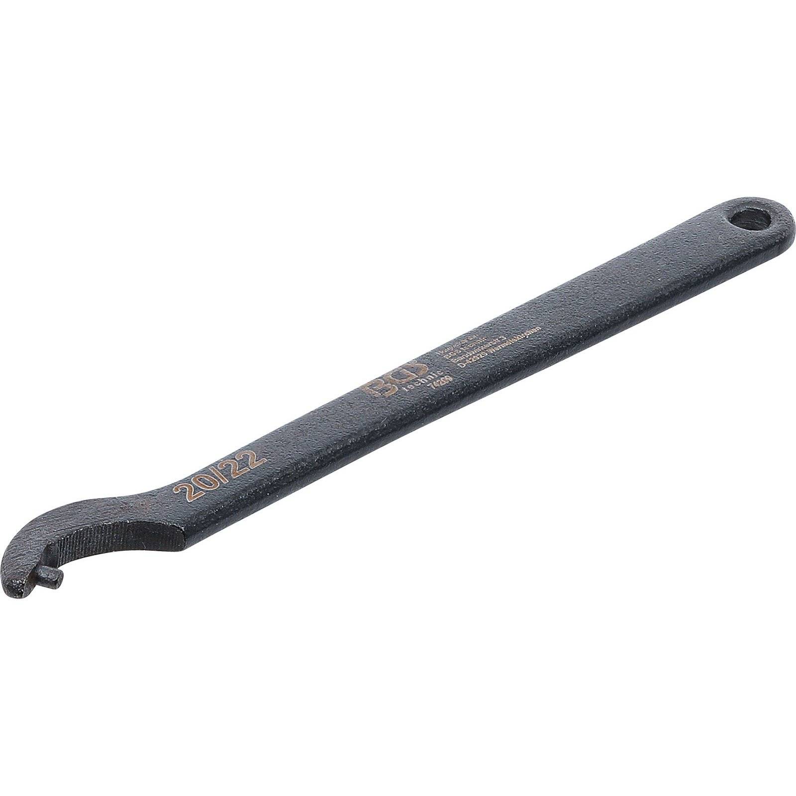 BGS Hakenschlüssel mit Zapfen 20 - 22 mm - 74209