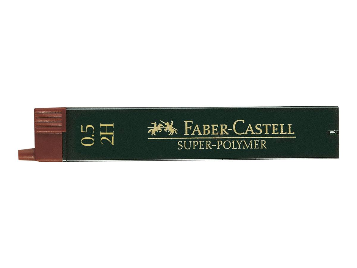 Faber-Castell Super-Polymer - Bleistiftmine - 2H - 0.5 mm (Packung mit 12)