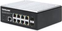Intellinet 8-Port Gigabit Ethernet PoE+ Web-Managed Industrie-Switch mit 2 SFP-P