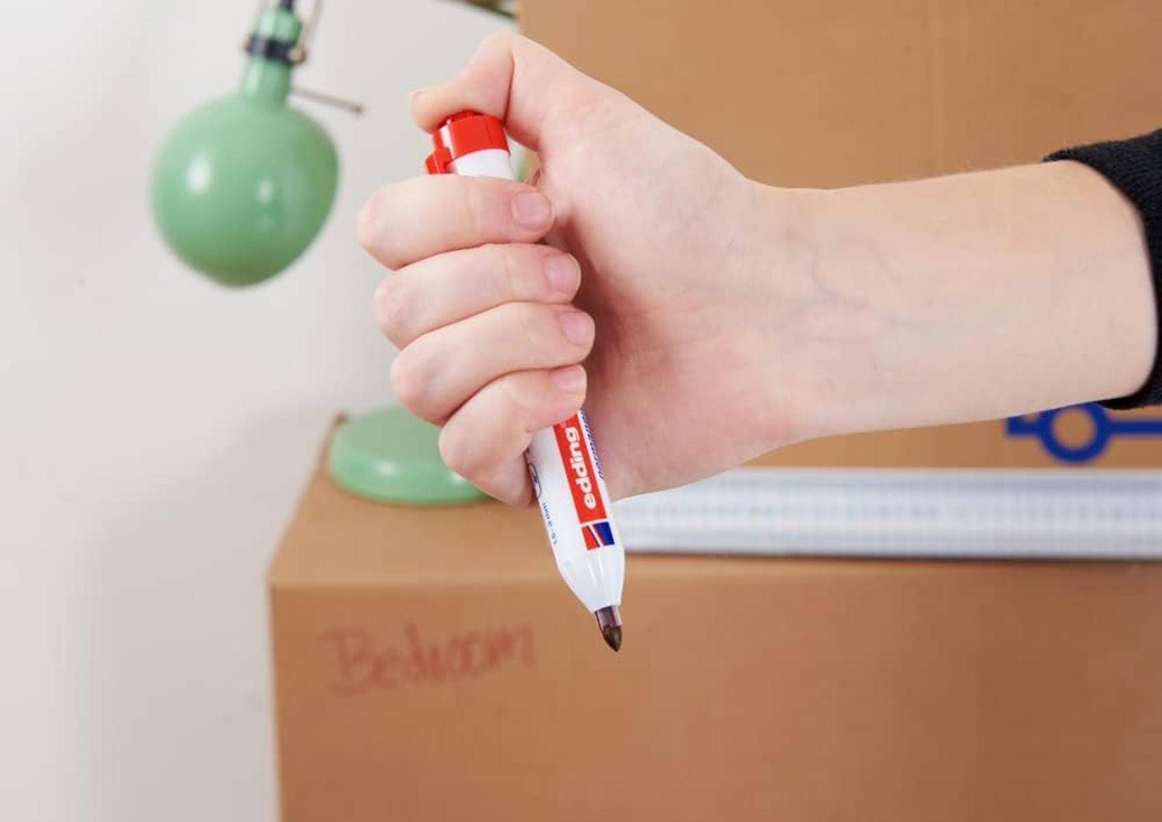 edding retract 11 Permanentmarker black 10 Stifte Rundspitze 1,5-3 mm wasserfes