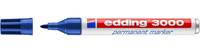 EDDING 3000 - Blau - Rundspitze - Blau - Rot - Weiß - Aluminium - 1,5 mm - 3 mm