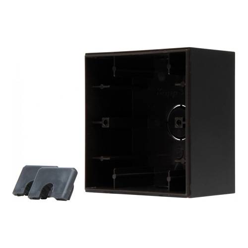 KOPP 374750008 - Aufputz-Gehäuse HK07 (1-fach | IP20) - schwarz