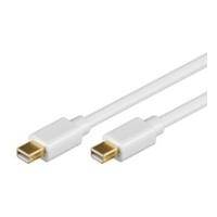 Mini Display-Port Kabel, St/St, 2,0m, weiß, Bulk