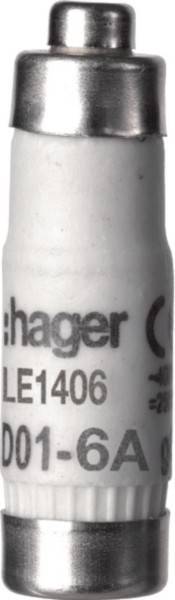 Hager Sicherung D01 E14 6A LE1406