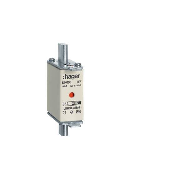3 Stk. Hager NH-Sicherungseinsatz LNH00035M6
