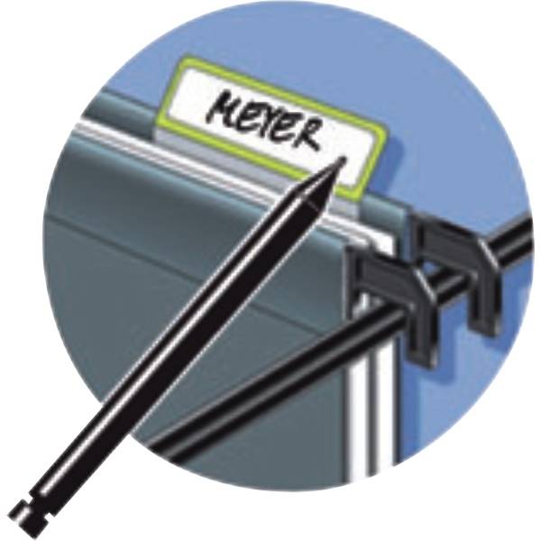 Index Tabs Strong gebogen VE=4x6 Stück farbig