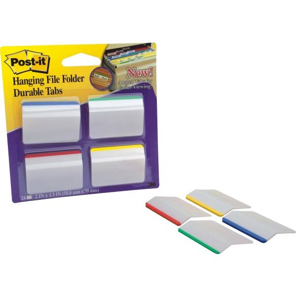 Index Tabs Strong gebogen VE=4x6 Stück farbig