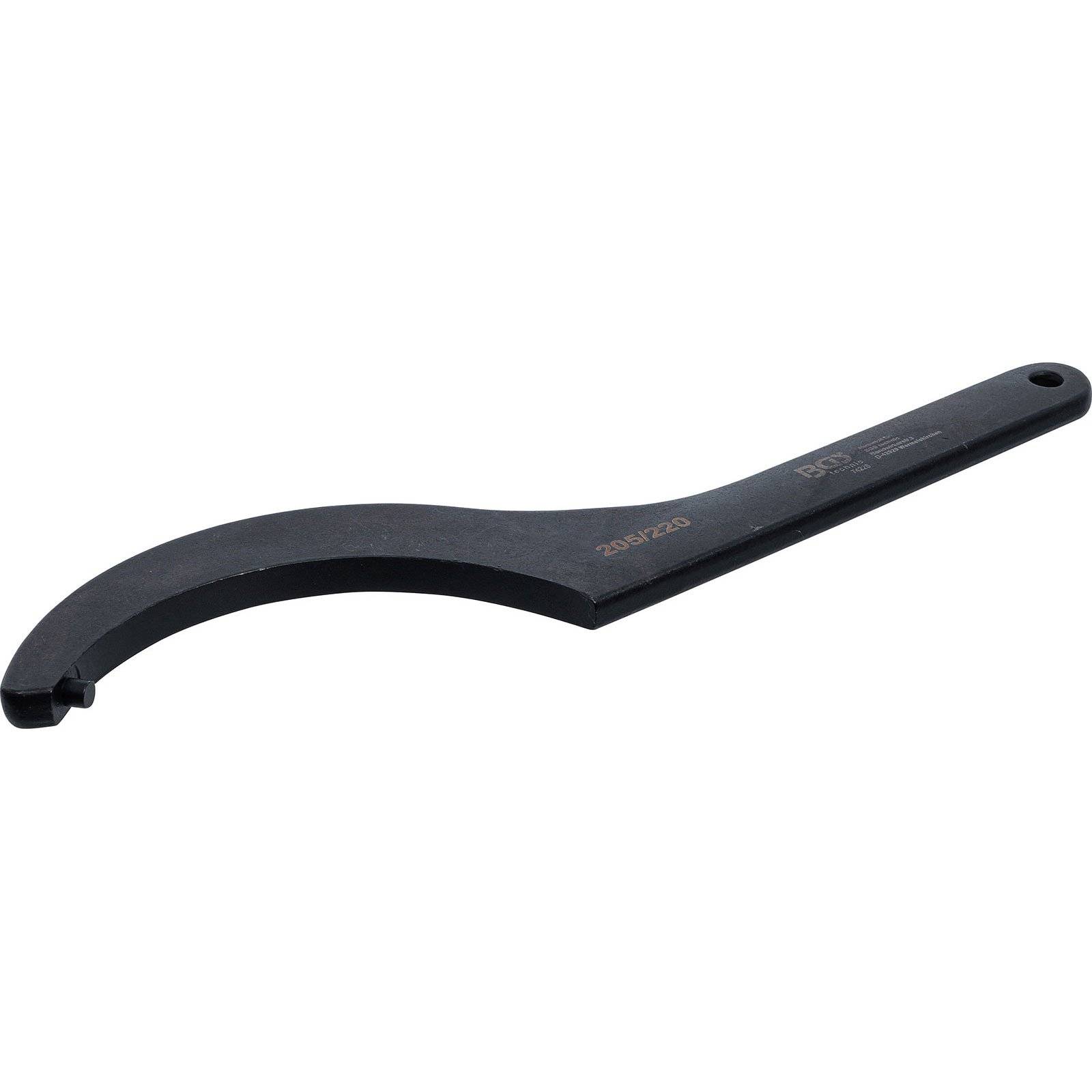 BGS Hakenschlüssel mit Zapfen 205 - 220 mm - 74226