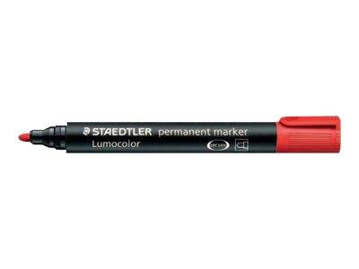 STAEDTLER Marker Lumocolor perm rot 10 Stück